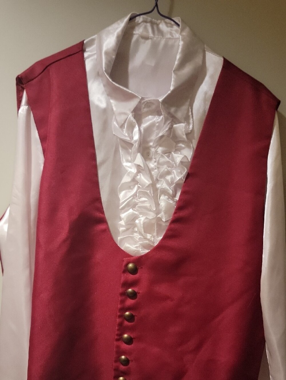 ⭐️Ruby Red Full Mens 4 Piece Suit - Picture 2 of 5